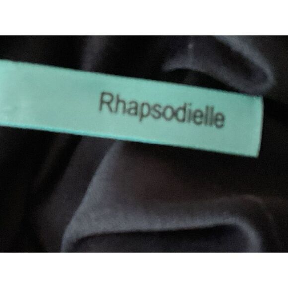 Rhapsodielle Gold & Black Body-Con Backless Dress  S - Picture 7 of 7